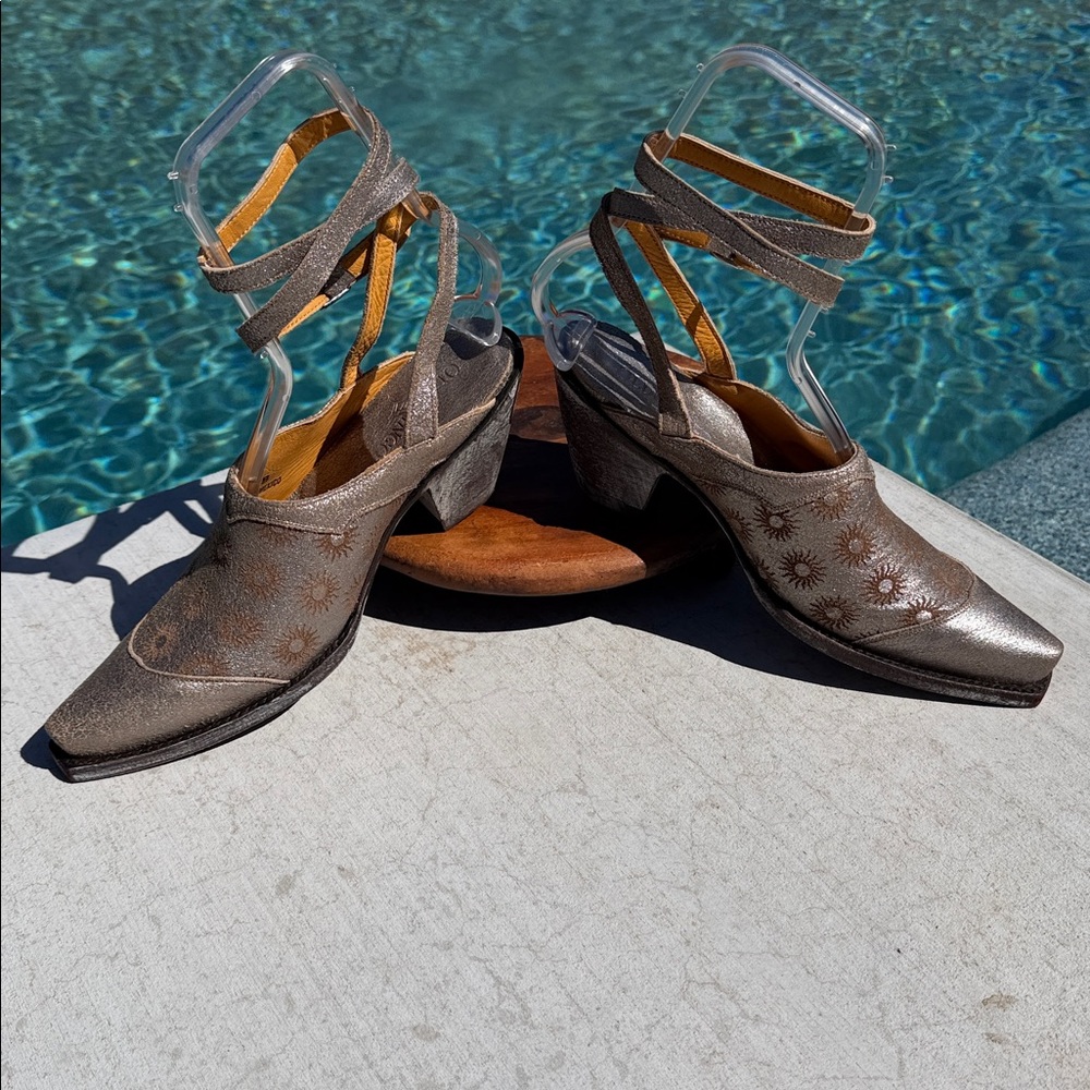 Old Gringo La Luz Sol Ankle Strap Mules New Without Tags Size 7 - Picture 4 of 16